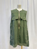 Pilcro Olive Denim Dress