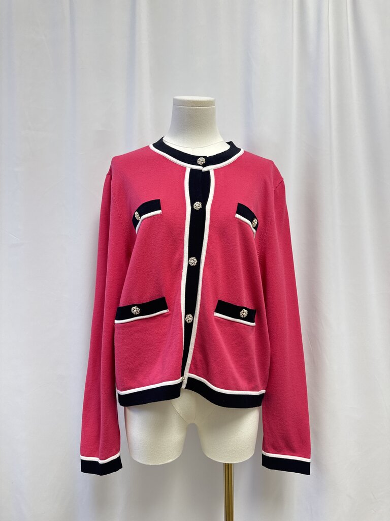 Karl Lagerfeld Pink Cardigan