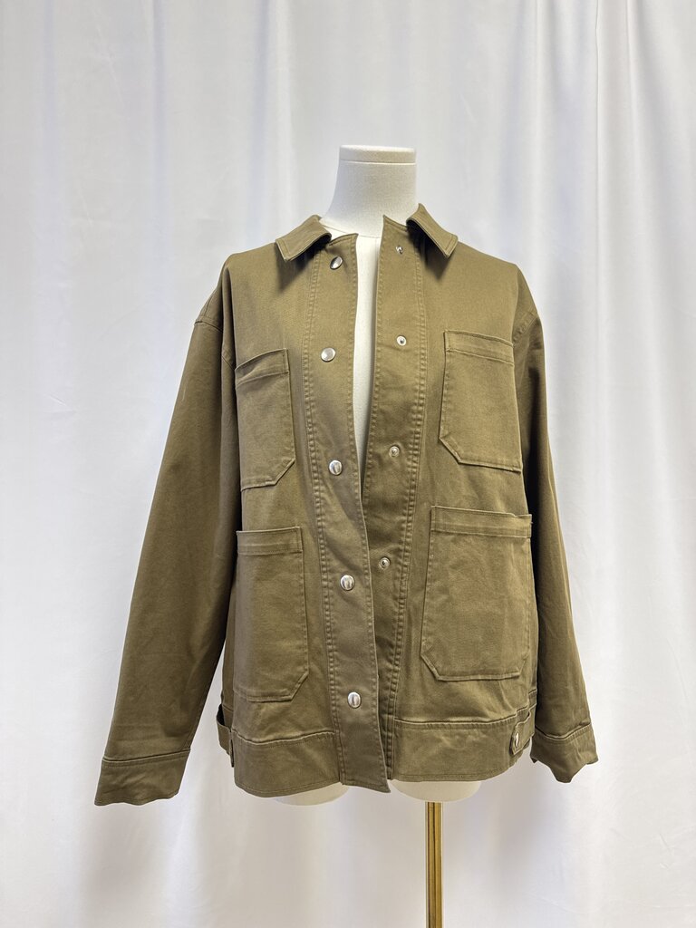 Solid & Striped Khaki Canvas Jacket