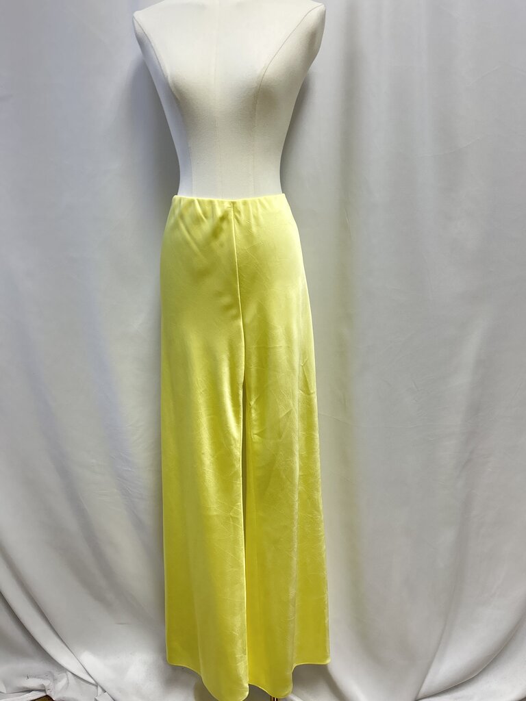 Vince Yellow Satin Pant NWT
