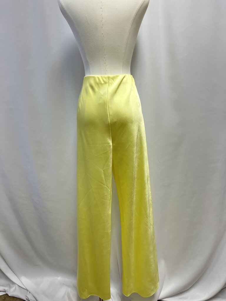 Vince Yellow Satin Pant NWT