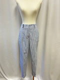 Peserico Blue Seersucker Pant