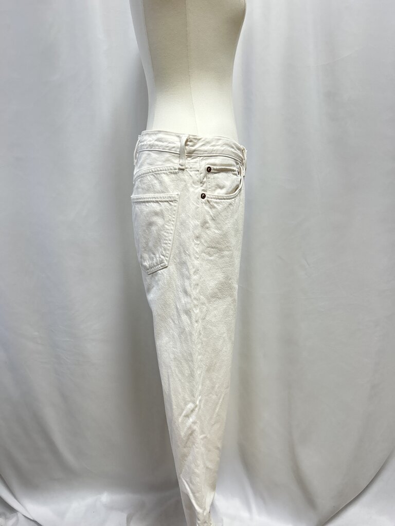 AGOLDE Off White Straight Leg Jean