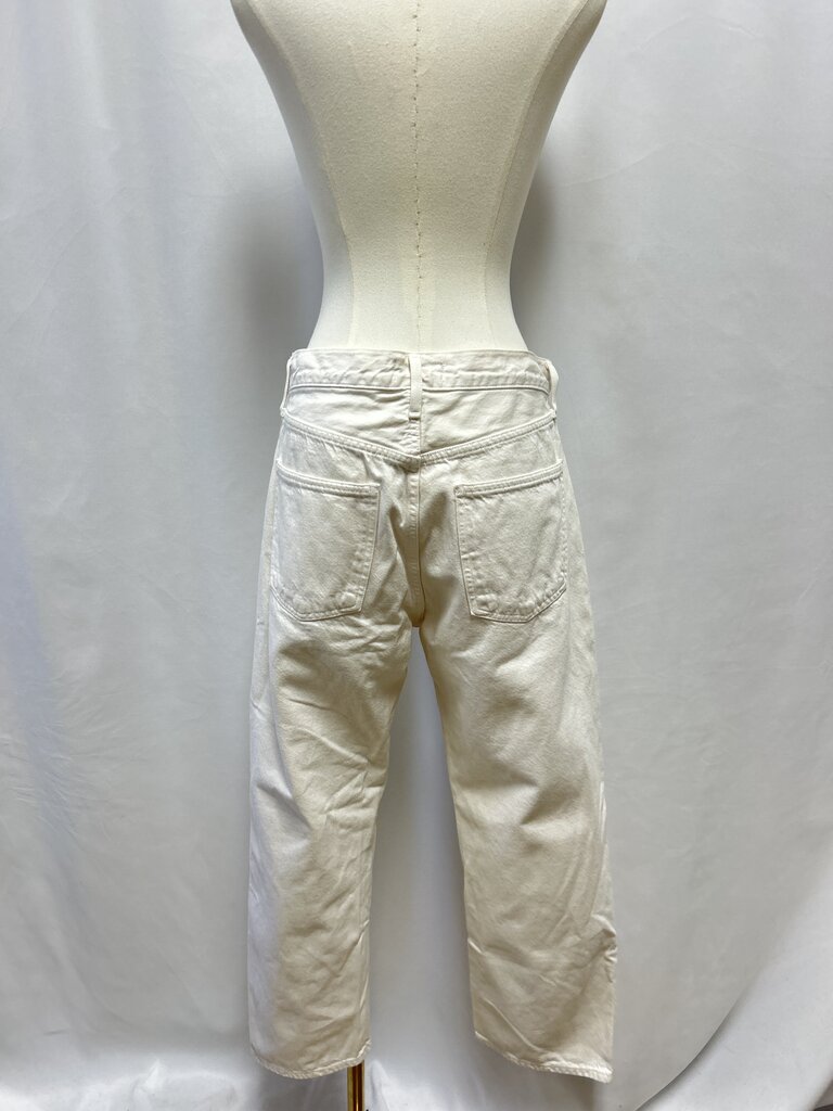 AGOLDE Off White Straight Leg Jean