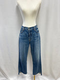 GRLFRND Blue Straight Leg Jean