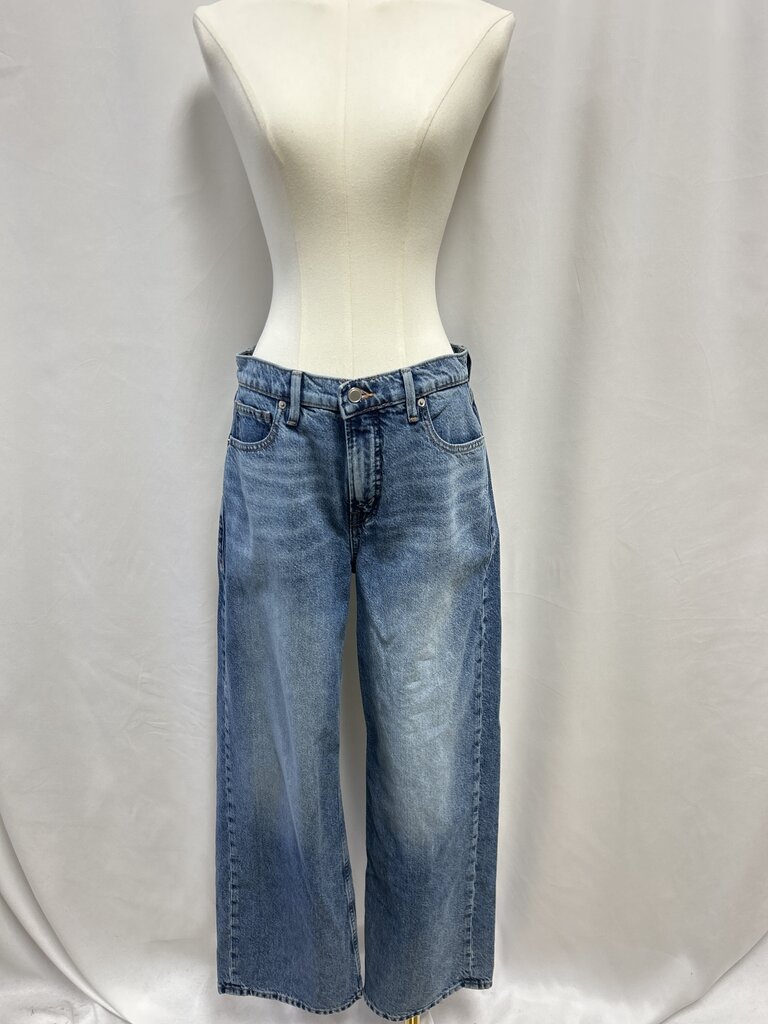 Good American Blue Straight Leg Jean