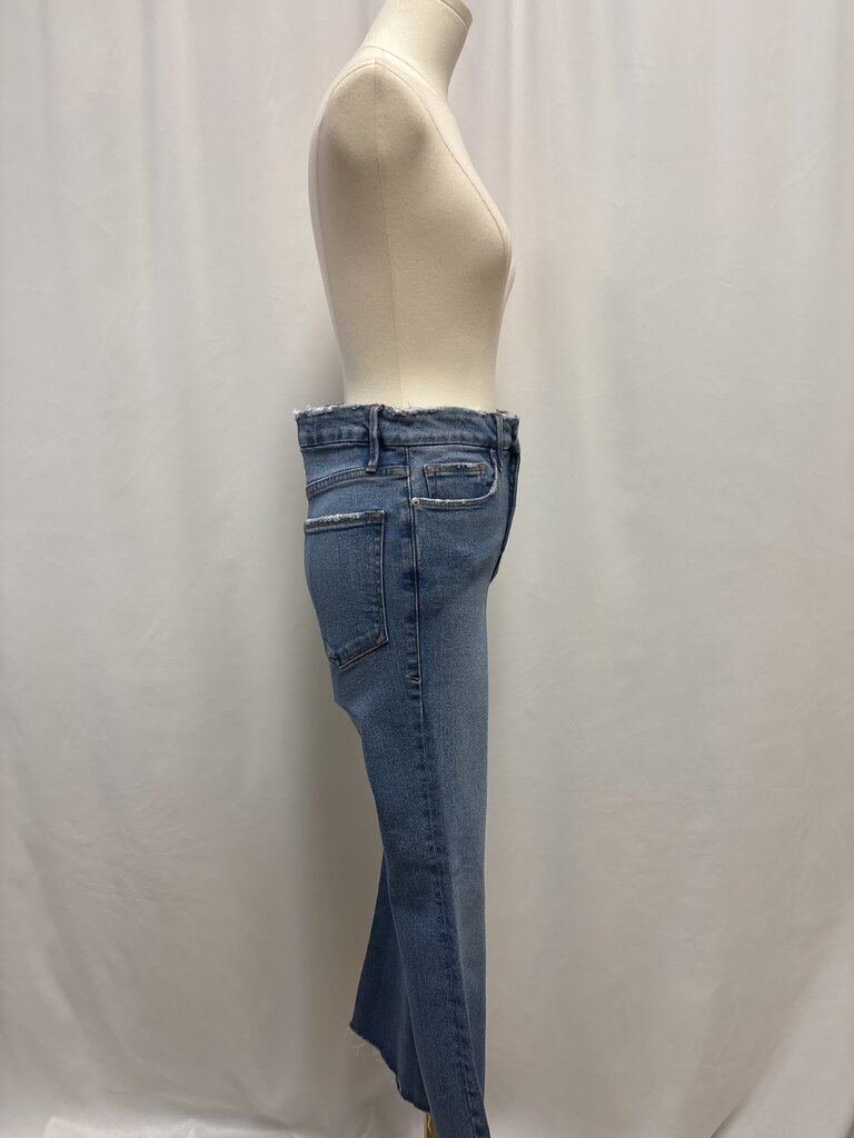 Good American Blue Straight Leg Jean