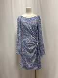 Lilly Pulitzer Blue Animal Print Dress NWT