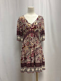 ba&sh Maroon Floral Dress NWT