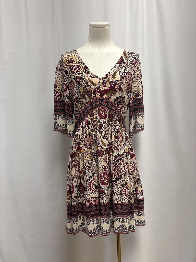 ba&sh Maroon Floral Dress NWT