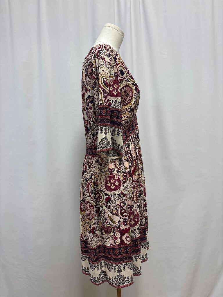 ba&sh Maroon Floral Dress NWT