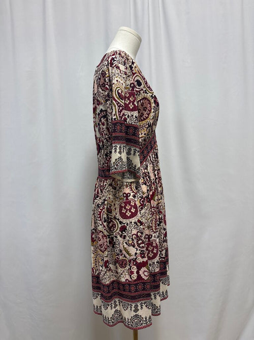 ba&sh Maroon Floral Dress NWT