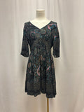 ba&sh Green Floral Dress