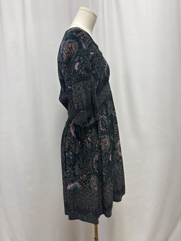 ba&sh Green Floral Dress