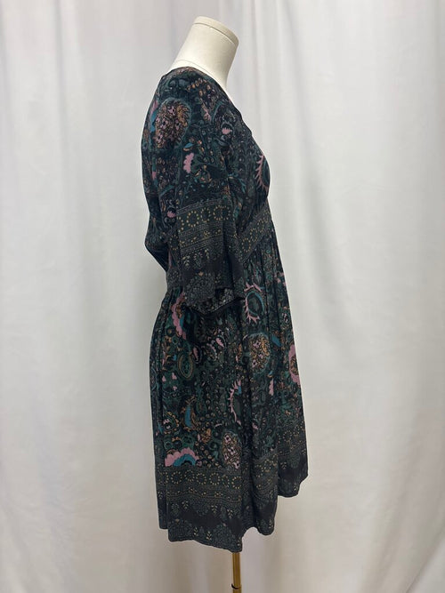 ba&sh Green Floral Dress