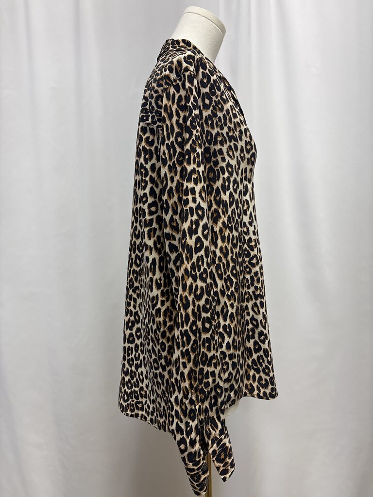 L'Agence Animal Print Blouse