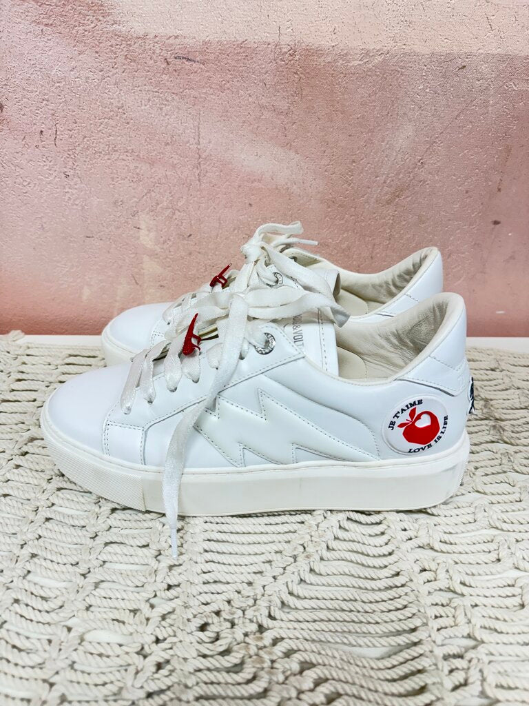 Zadig & Voltaire White Love Sneaker