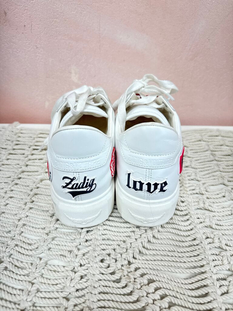Zadig & Voltaire White Love Sneaker