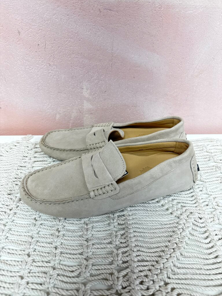 Laurent Effel Stone Suede Driving Mocassin