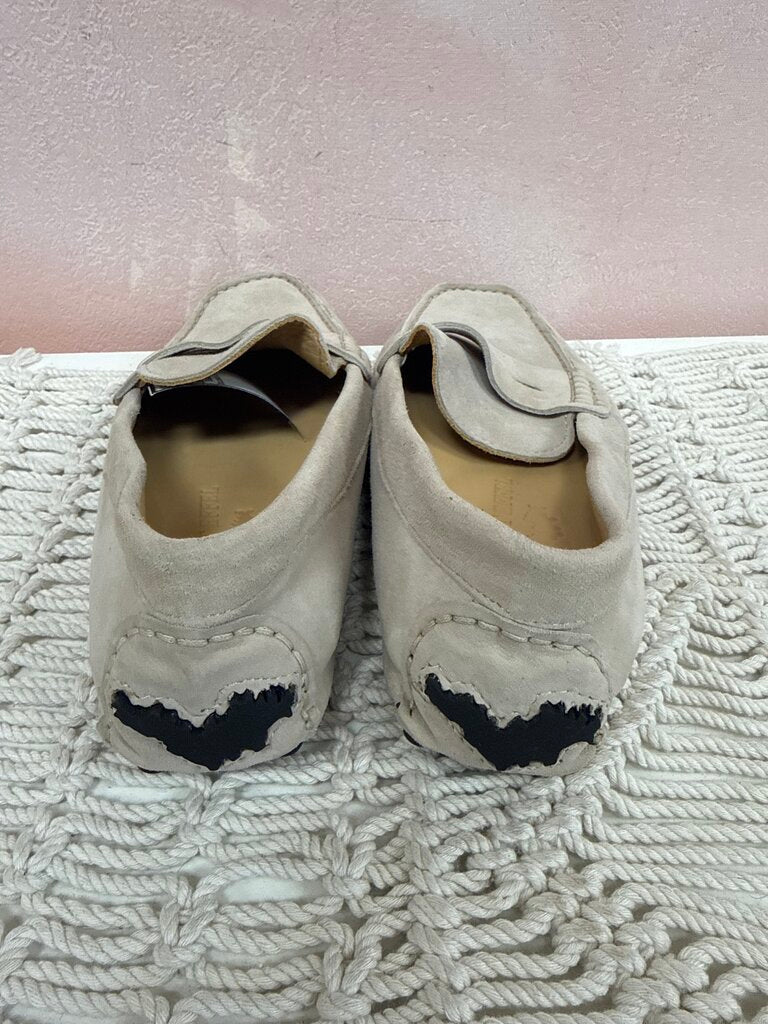 Laurent Effel Stone Suede Driving Mocassin