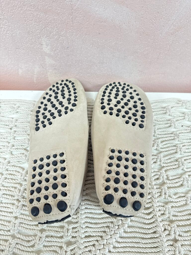 Laurent Effel Stone Suede Driving Mocassin