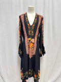 Etro Black Floral Maxi Dress