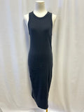Veronica Beard Black Ribbed Tank Dress