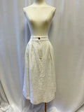 Jenni Kayne White Linen Midi Skirt