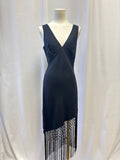 Rails Black Fringe Dress NWT