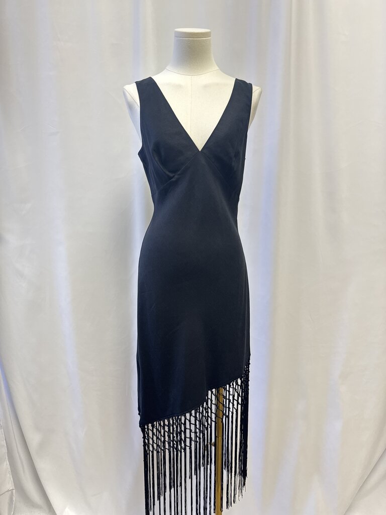 Rails Black Fringe Dress NWT