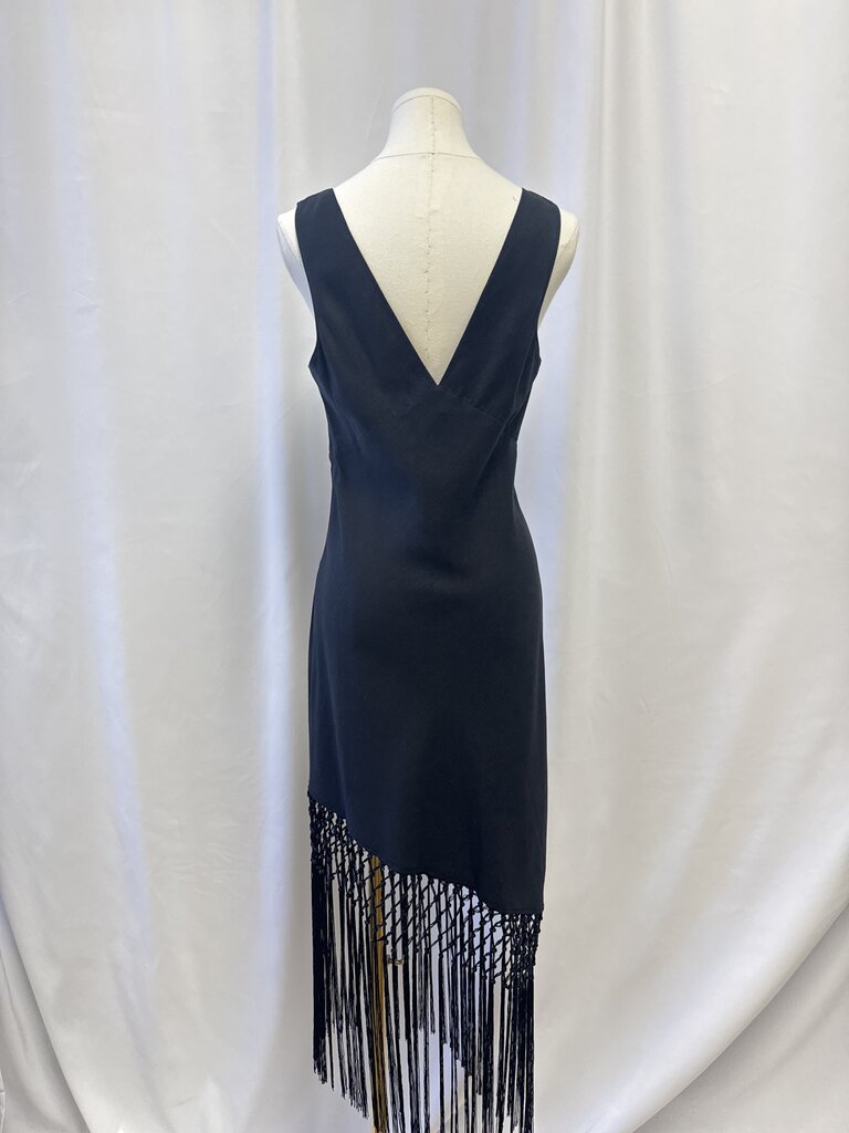 Rails Black Fringe Dress NWT