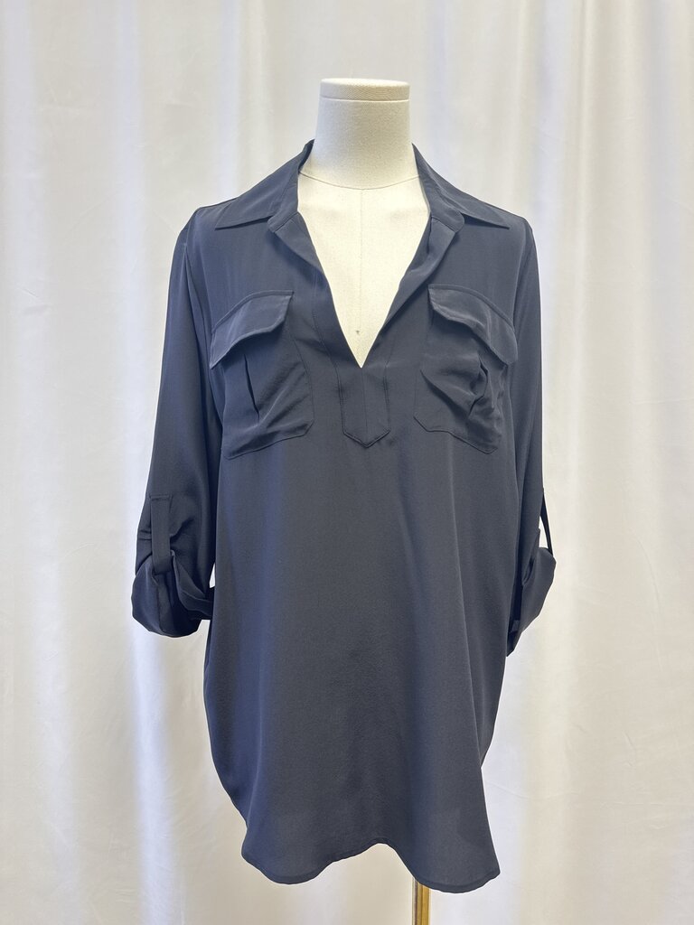 Acrobat Black Silk Camp Shirt NWT