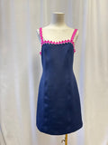 Lilly Pulitzer Blue Ric Rac Scuba Dress NWT
