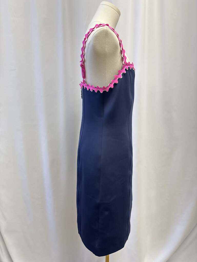 Lilly Pulitzer Blue Ric Rac Scuba Dress NWT