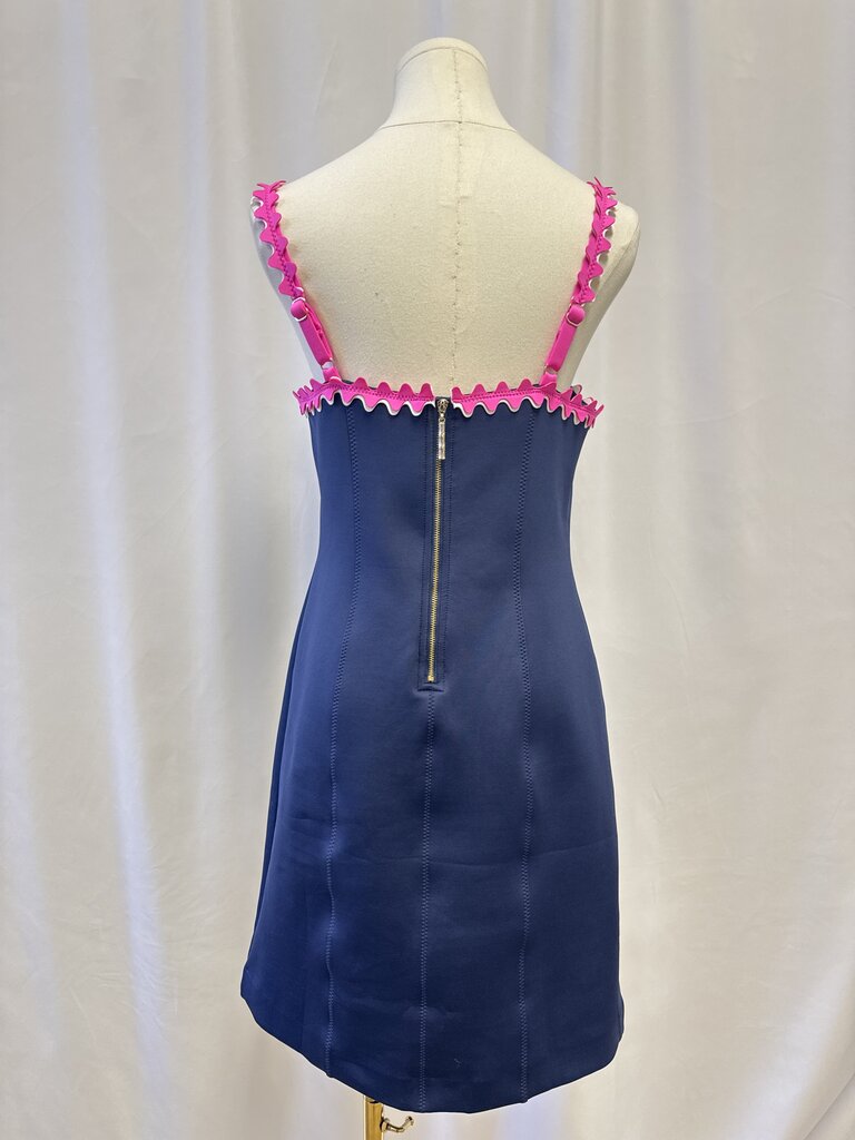 Lilly Pulitzer Blue Ric Rac Scuba Dress NWT