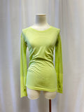 Lululemon Lime Green Logo Tee