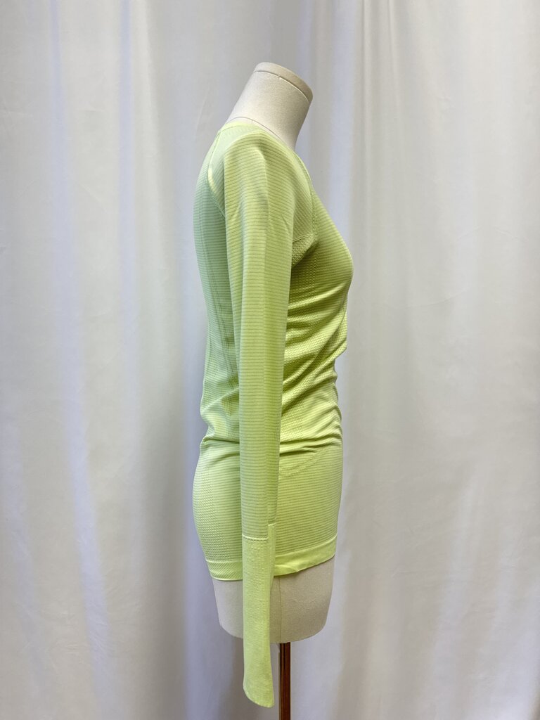 Lululemon Lime Green Logo Tee