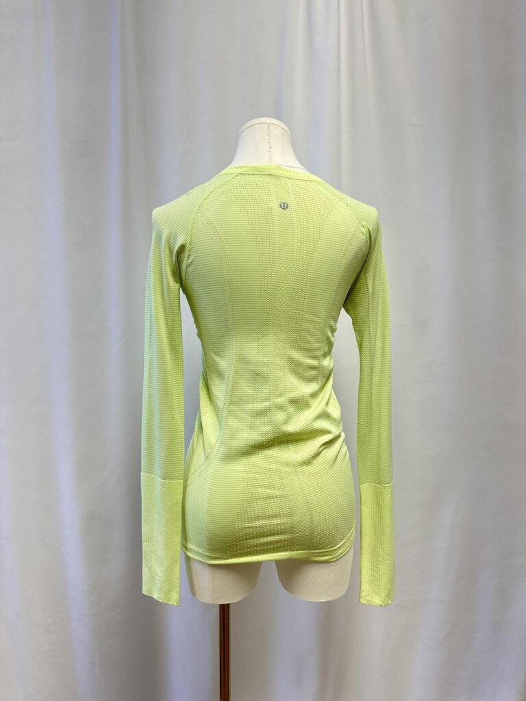 Lululemon Lime Green Logo Tee