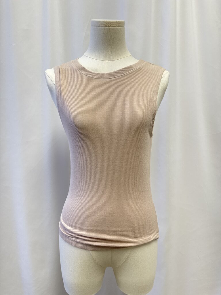 Michael Stars Tan Ribbed Tank