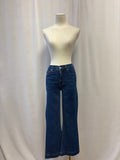 Veronica Beard Blue Straight Leg Jean