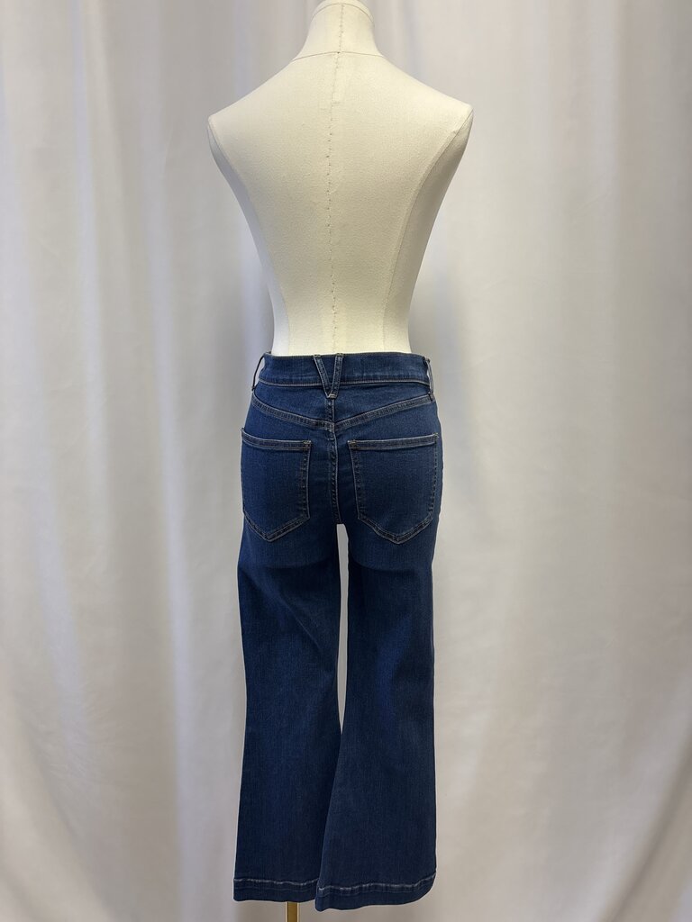 Veronica Beard Blue Straight Leg Jean