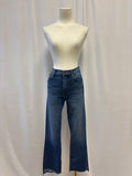 Mother Blue Straight Leg Jean