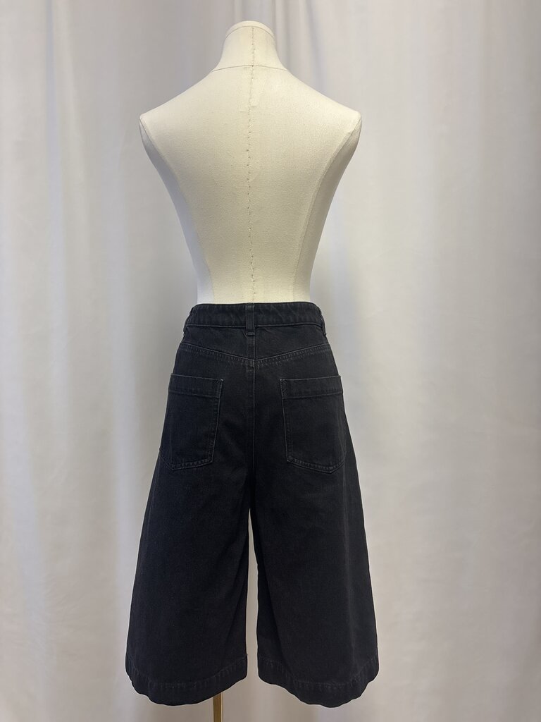 Vince Black Jean Bermuda Shorts