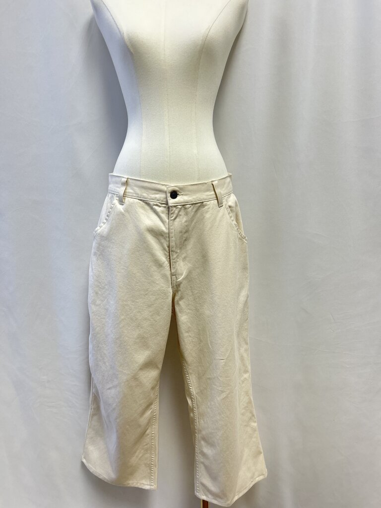 6397 Ecru Wide Leg Jean