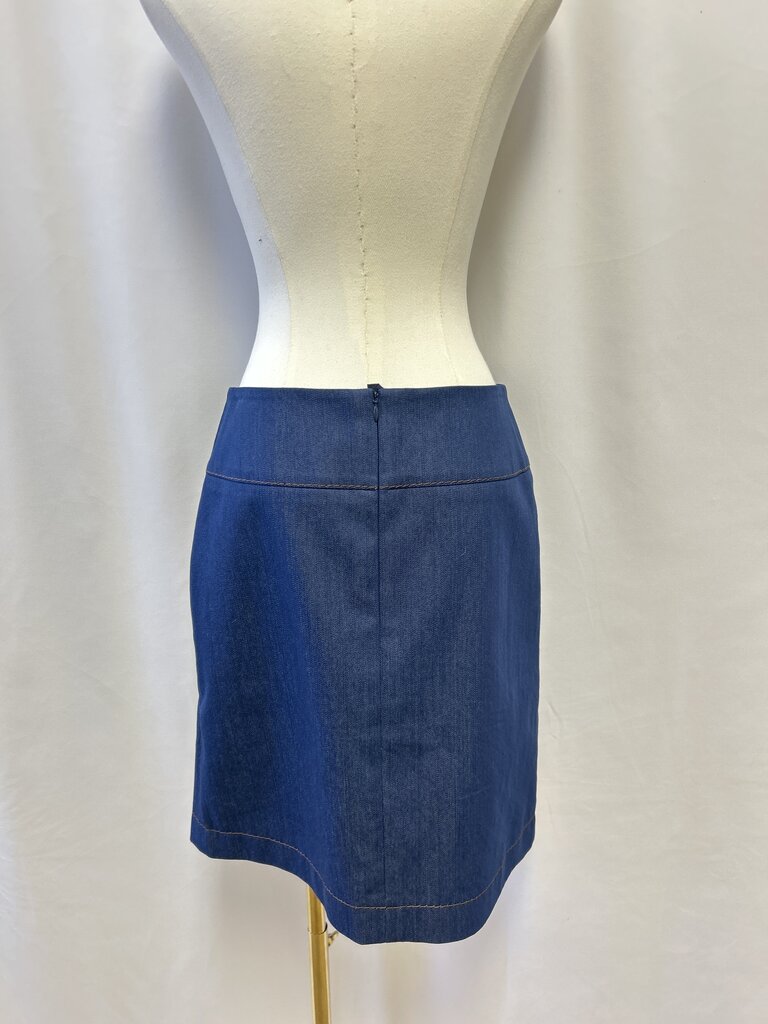Akris Blue Jean Skirt