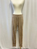 Raffaello Rossi Tan Faux Suede Jogger