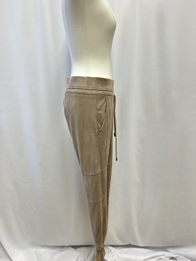 Raffaello Rossi Tan Faux Suede Jogger