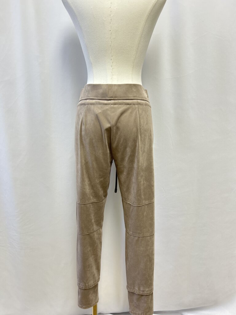 Raffaello Rossi Tan Faux Suede Jogger