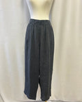 Eileen Fisher Black and Grey Gingham Pant