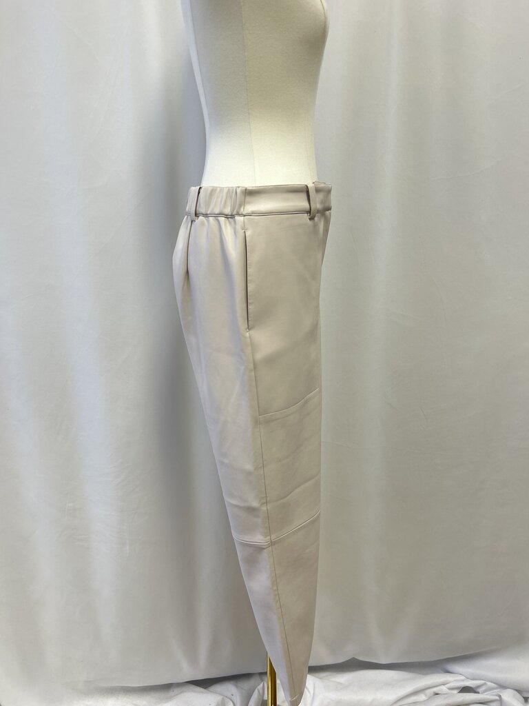 Brochu Walker Bone Faux Leather Pant